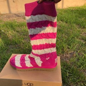 Knitted used ugh boots
